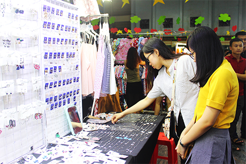 A stall at Seagull Market