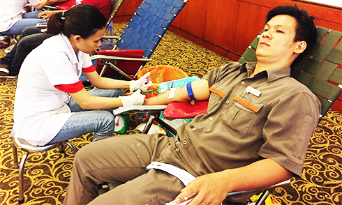 Over 300 join blood donation