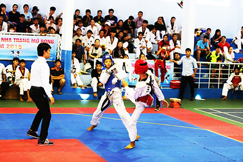 Seven teams outside Khanh Hoa join Nha Trang taekwondo open tournament 2018
