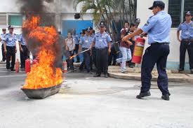 Fire prevention and control training for airport staff