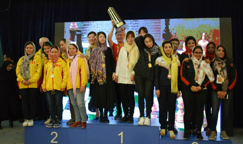 Vietnam women's team finish second