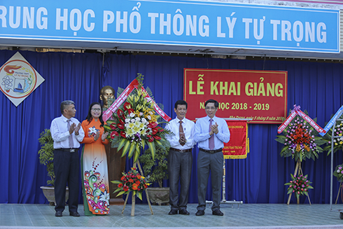 2018-2019 academic year opening ceremony at Ly Tu Trong High School