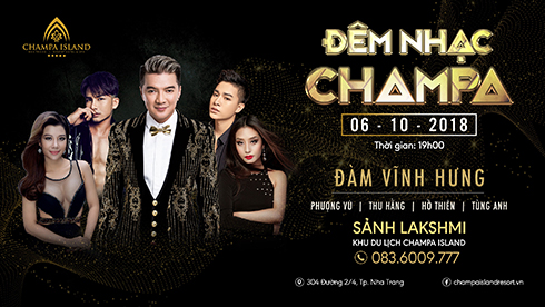 Magnificent music program to be held at Champa Island Nha Trang