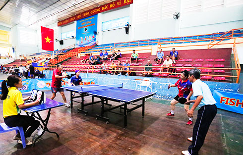 Useful sports playground for the elderly