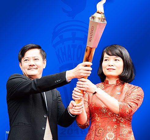 Celebration of 35 years of Khanh Viet Corporation