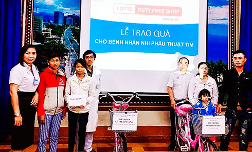 Heart surgery aid, bikes and scholarships to poor students