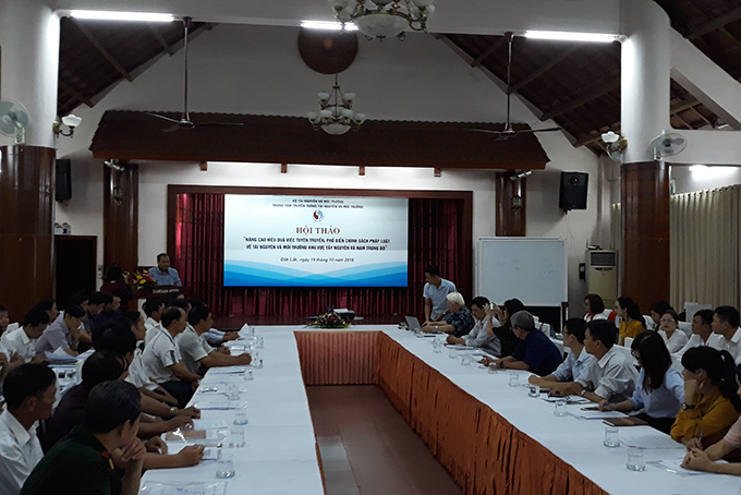 Workshop to raise awareness of Law on Environmental Resources