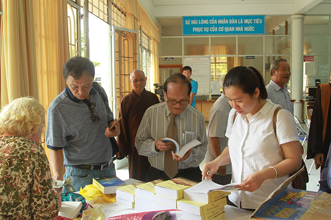 Readers at book launch