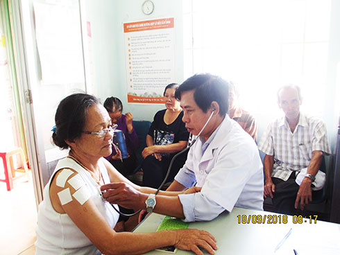 Various geriatric health care activities