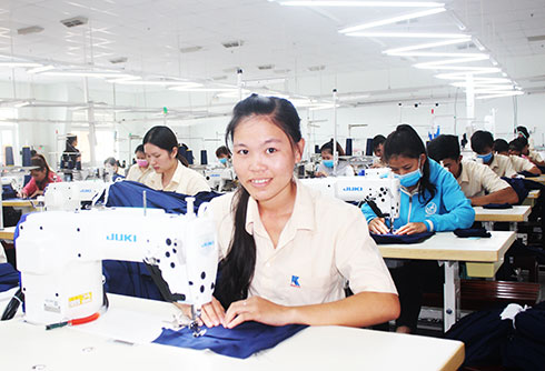 At Khatoco Garment Enterprise