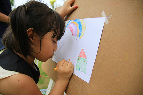 Painting activity for primary school kids