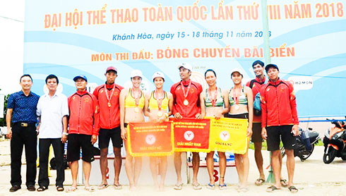 Khanh Hoa's sports delegation has good start at National Sports Festival 2018