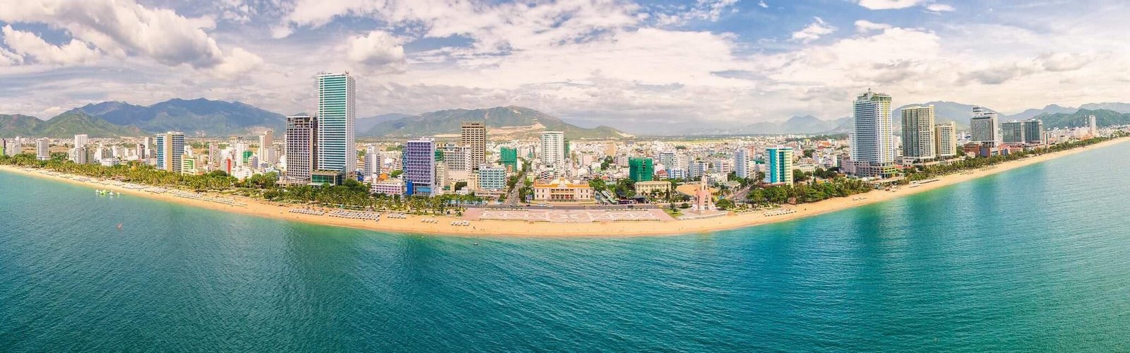 Panorama of Nha Trang beach