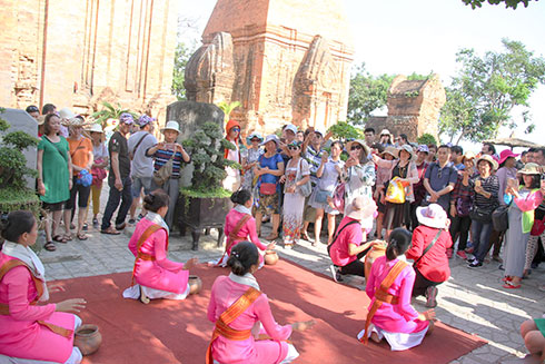 Ponagar Temple, one of cultural heritages being well deployed to serve tourism