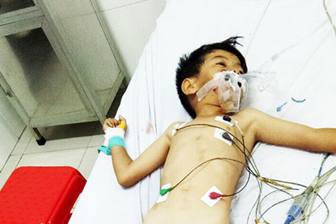 Difficult circumstances of six-year-old child injured in traffic accident