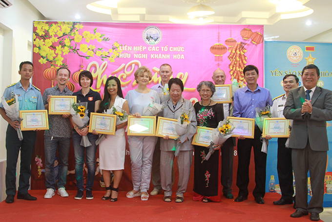 New Year meeting with foreigners