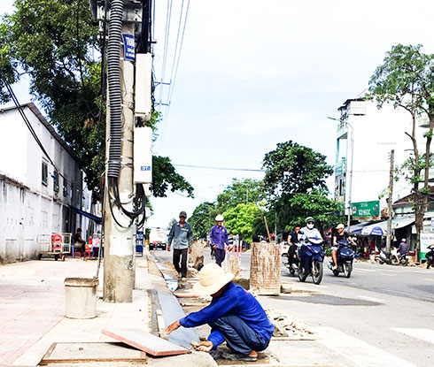 Urban renovation for upcoming Lunar New Year