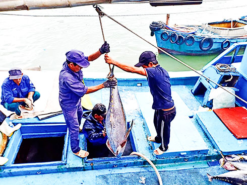Happiness from first sea-going trip of new year