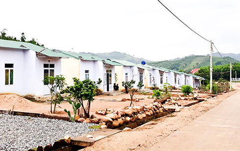 Happy spring in resettlement area