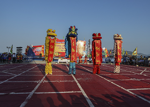 Unicorn dance at opening ceremony