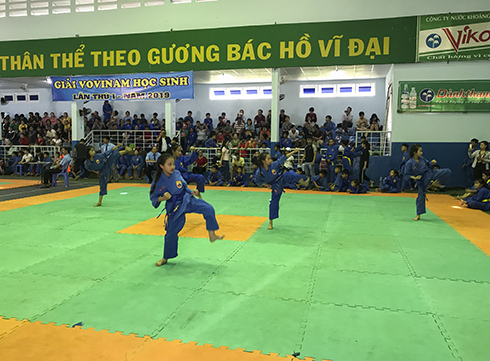 Over 170 players take part in vovinam contest for pupils