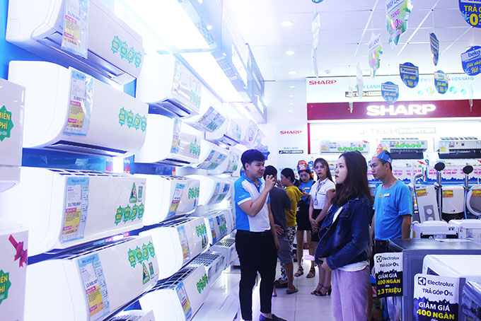 Air-conditioners sell well these days