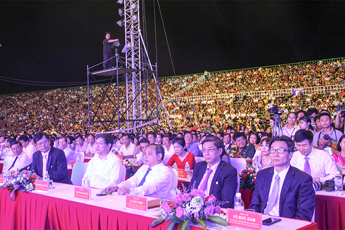 Color of opening ceremony of Visit Vietnam Year 2019 and Nha Trang-Khanh Hoa Sea Festival 2019