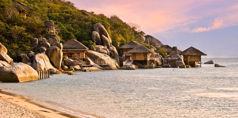 A view of Ninh Van sea