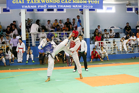 Over 130 players competing at Nha Trang's taekwondo tournament