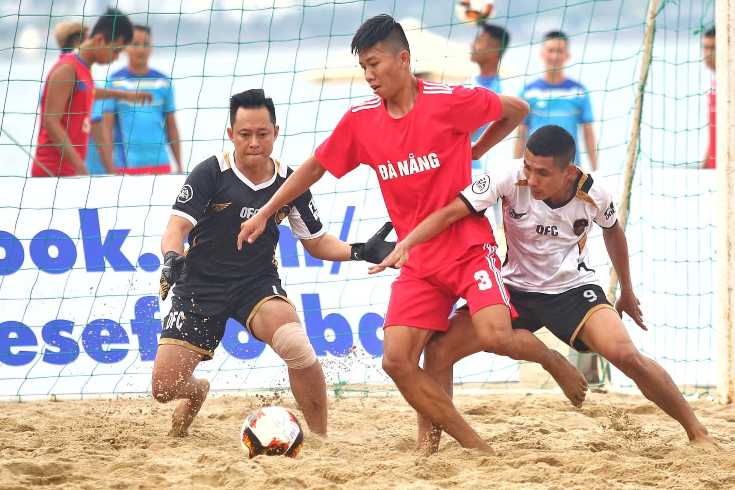 National beach football championship 2019 is played in Nha Trang