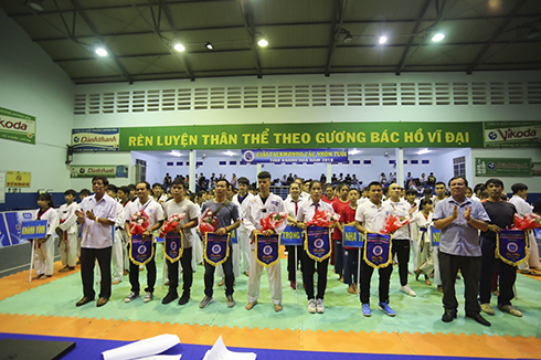 Khanh Hoa's taekwondo contest for age groups joined by 146 players