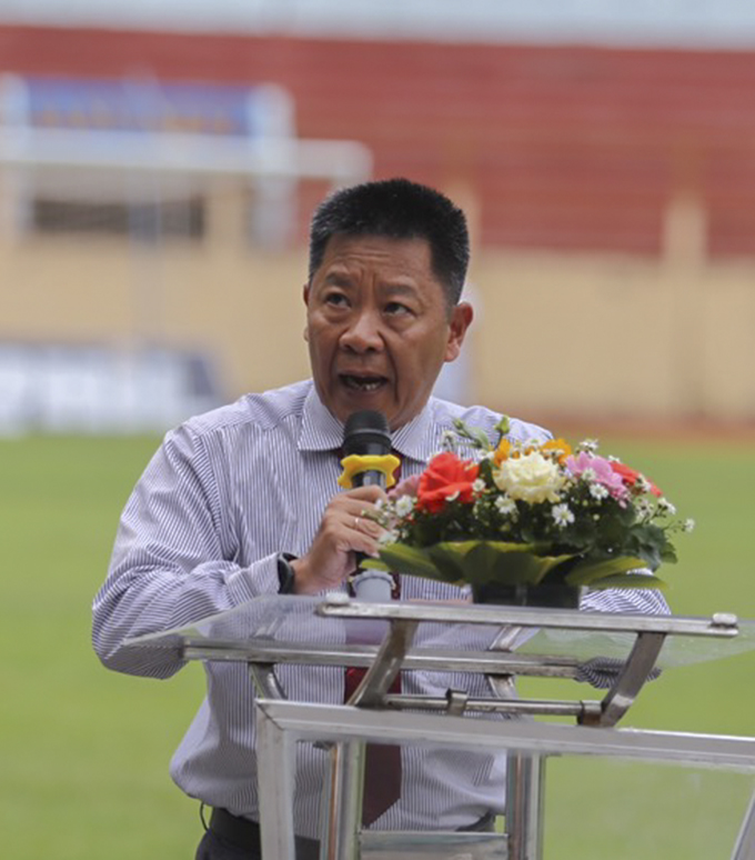 Nguyen Minh Dat, deputy head of organization committee speaking at opening ceremony