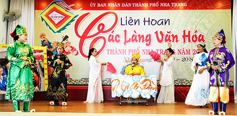 A performance at Nha Trang festival for cultural villages 2019