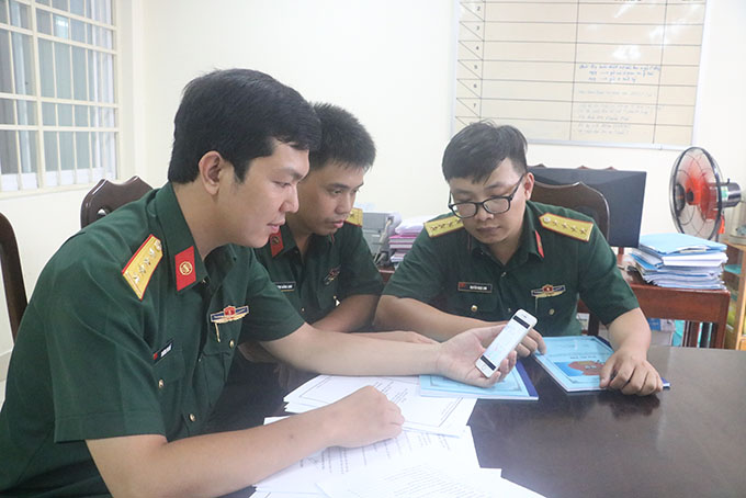 Grading app on mobile phone