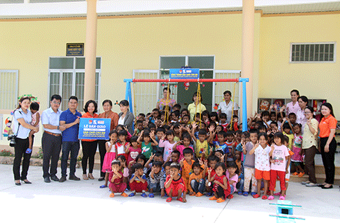 Playground handover to Vanh Khuyen Nursery School