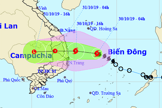 Tropical depression strengthens into Matmo storm