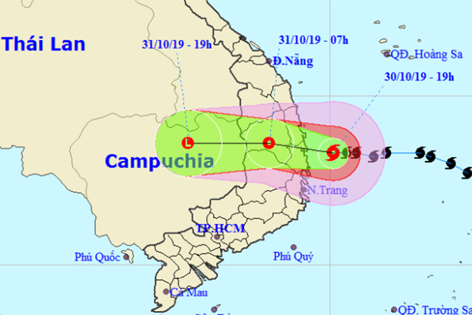Tropical Matmo Storm makes landfall on Quang Ngai, Binh Dinh, Phu Yen's coasts