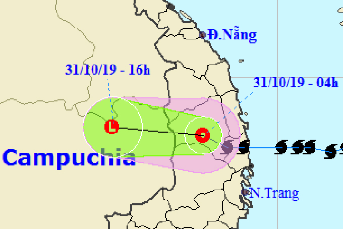 Matmo Storm weakens into tropical depression