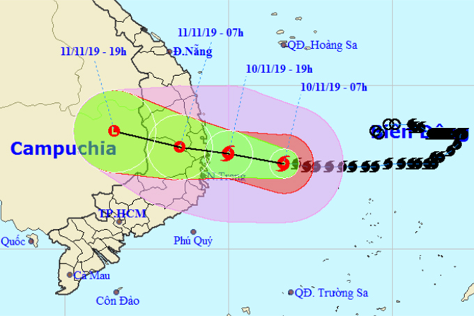 Nakri Storm, 260km off Binh Dinh – Khanh Hoa coast