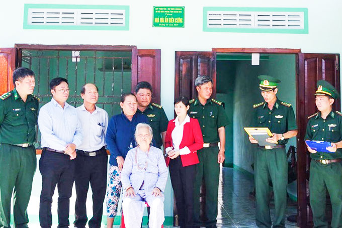 House construction for the needy in border areas