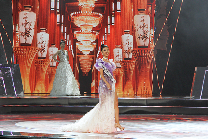 Top ten candidates in evening gown