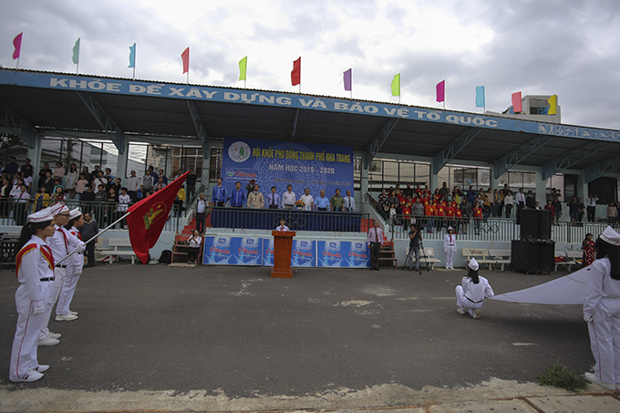 Flag salute ceremony