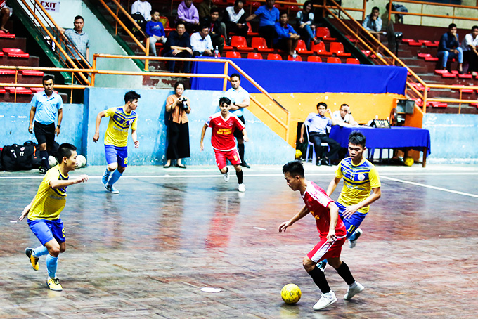 Training playground for Khanh Hoa's young futsal players