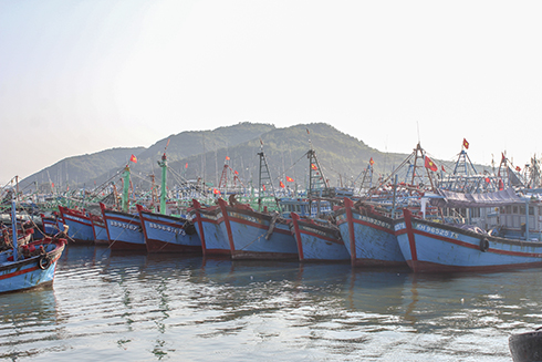 Off-shore fishing boats