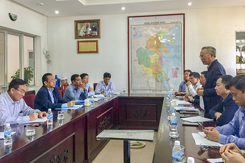 At the meeting between the Minister of Agriculture and Rural Development and People's Committe of Khanh Hoa Province