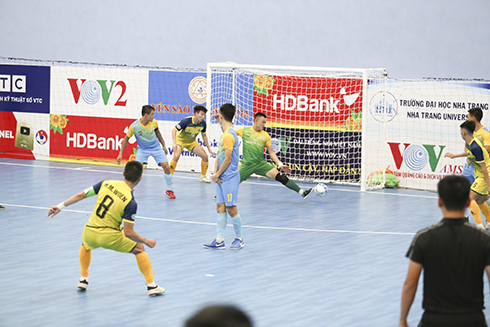 National Futsal HDBank Championship final round, matchday 5: Sanvinest Sanna Khanh Hoa jump to top place