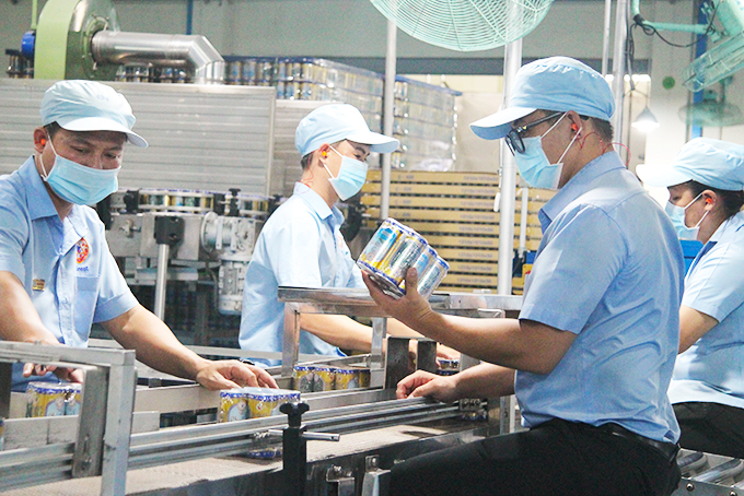 Production line of Sanest Khanh Hoa