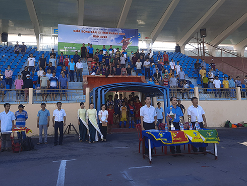 Khanh Hoa Province's U13 football tournament 2020 joined by eight teams