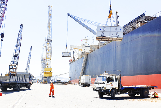 At Cam Ranh Port