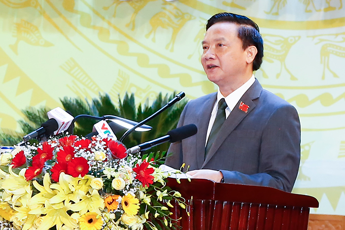 Nguyen Khac Dinh re-elected to be Secretary of Khanh Hoa Provincial Party Committee